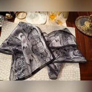 Echo 100% Silk Snake Print Scarve